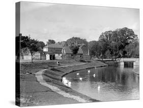 Hythe Canal 1934-null-Stretched Canvas