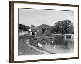 Hythe Canal 1934-null-Framed Photographic Print