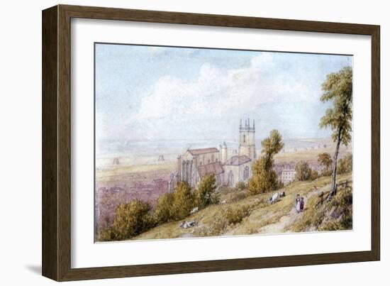 Hythe Church and Martello Tower, 19th Century-William Westall-Framed Giclee Print
