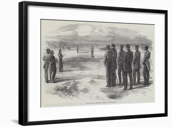 Hythe School of Musketry, Judging Distance Drill-null-Framed Giclee Print