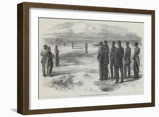 Hythe School of Musketry, Judging Distance Drill-null-Framed Giclee Print