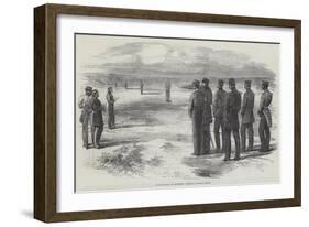 Hythe School of Musketry, Judging Distance Drill-null-Framed Giclee Print
