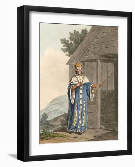 Hywel, Welsh Prince-Charles Hamilton Smith-Framed Art Print