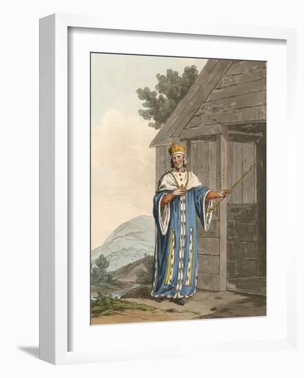 Hywel, Welsh Prince-Charles Hamilton Smith-Framed Art Print