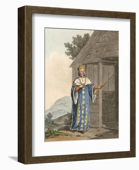 Hywel, Welsh Prince-Charles Hamilton Smith-Framed Art Print