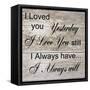 I Always Will-Sheldon Lewis-Framed Stretched Canvas