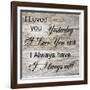 I Always Will-Sheldon Lewis-Framed Art Print