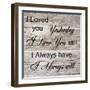 I Always Will-Sheldon Lewis-Framed Art Print