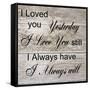 I Always Will-Sheldon Lewis-Framed Stretched Canvas