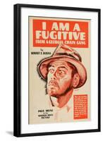 I Am a Fugitive From a Chain Gang, 1932, Directed by Mervyn Leroy-null-Framed Giclee Print