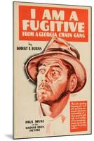 I Am a Fugitive From a Chain Gang, 1932, Directed by Mervyn Leroy-null-Mounted Giclee Print