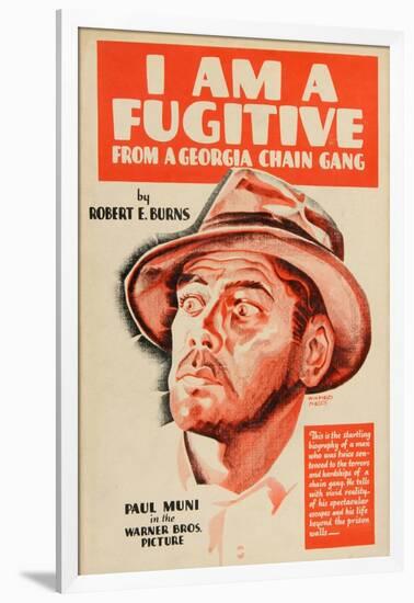 I Am a Fugitive From a Chain Gang, 1932, Directed by Mervyn Leroy-null-Framed Giclee Print