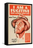 I Am a Fugitive From a Chain Gang, 1932, Directed by Mervyn Leroy-null-Framed Stretched Canvas