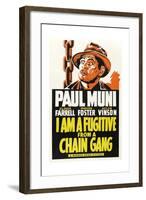 I Am a Fugitive from a Chain Gang, 1932-null-Framed Giclee Print