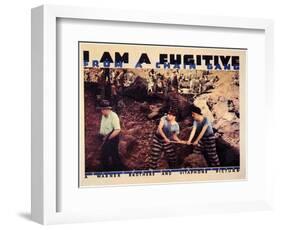 I Am a Fugitive From a Chain Gang, 1932-null-Framed Art Print