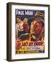 I Am a Fugitive From a Chain Gang, Belgian Movie Poster, 1932-null-Framed Art Print