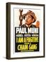 I AM A FUGITIVE FROM A CHAIN GANG, Paul Muni, 1932.-null-Framed Art Print