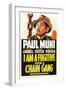 I AM A FUGITIVE FROM A CHAIN GANG, Paul Muni, 1932.-null-Framed Art Print