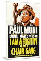 I AM A FUGITIVE FROM A CHAIN GANG, Paul Muni, 1932.-null-Stretched Canvas
