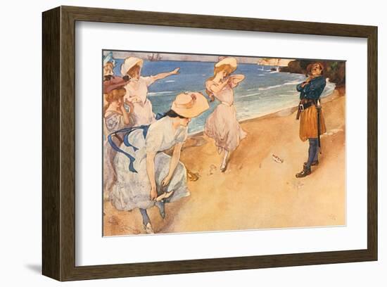 I Am A Pirate!-Sir William Russell Flint-Framed Art Print