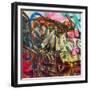 I Am a Wolf-Shark Toof-Framed Premium Giclee Print