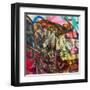 I Am a Wolf-Shark Toof-Framed Art Print