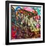 I Am a Wolf-Shark Toof-Framed Art Print