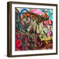 I Am a Wolf-Shark Toof-Framed Art Print