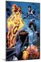 I Am An Avenger No.2: Firestar and Justice Flying-Mike Mayhew-Mounted Poster