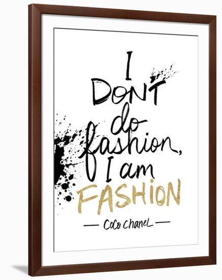 I am Fashion!-Lottie Fontaine-Framed Giclee Print