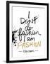 I am Fashion!-Lottie Fontaine-Framed Giclee Print