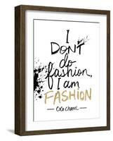 I am Fashion!-Lottie Fontaine-Framed Giclee Print