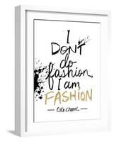 I am Fashion!-Lottie Fontaine-Framed Giclee Print