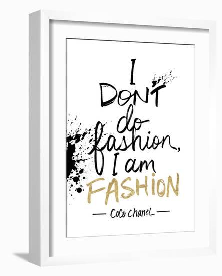 I am Fashion!-Lottie Fontaine-Framed Giclee Print