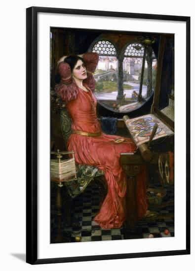 I Am Half Sick of Shadows, C1911-John William Waterhouse-Framed Giclee Print