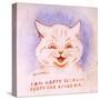 I Am Happy Because Everyone Loves Me, C.1928-Louis Wain-Stretched Canvas