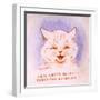 I Am Happy Because Everyone Loves Me, C.1928-Louis Wain-Framed Giclee Print