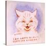 I Am Happy Because Everyone Loves Me, C.1928-Louis Wain-Stretched Canvas