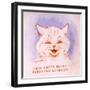 I Am Happy Because Everyone Loves Me, C.1928-Louis Wain-Framed Premium Giclee Print