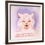 I Am Happy Because Everyone Loves Me, C.1928-Louis Wain-Framed Giclee Print