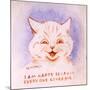 I Am Happy Because Everyone Loves Me, C.1928-Louis Wain-Mounted Giclee Print