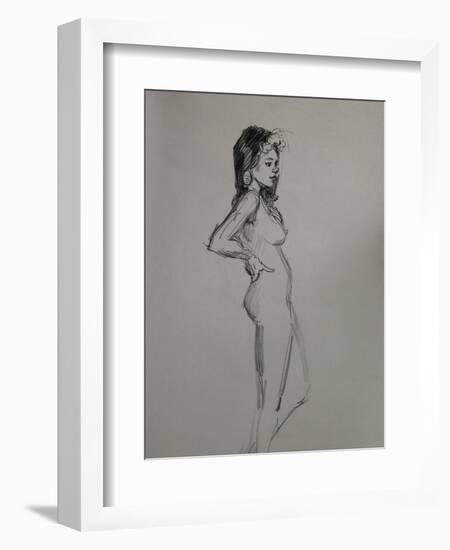 I Am Just a Small Girl-Nobu Haihara-Framed Giclee Print