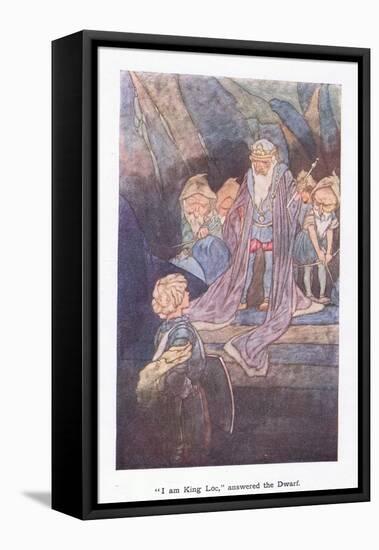 I Am King Loc Answered the Dwarf-Charles Robinson-Framed Stretched Canvas