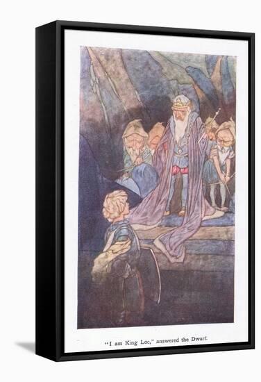 I Am King Loc Answered the Dwarf-Charles Robinson-Framed Stretched Canvas