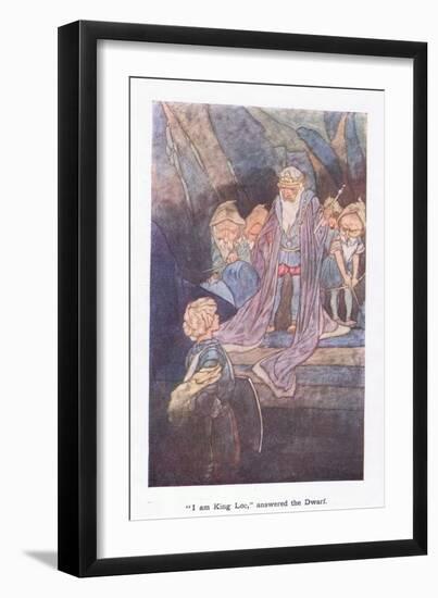 I Am King Loc Answered the Dwarf-Charles Robinson-Framed Giclee Print