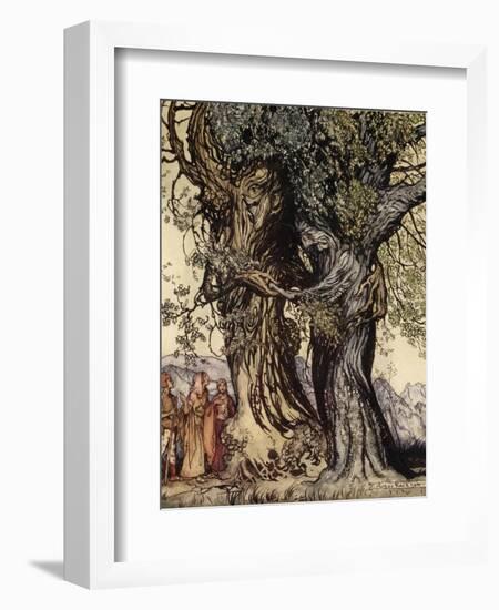 I Am Old Philemon! Murmured the Oak, Illustration from 'A Wonder Book for Girls and Boys'-Arthur Rackham-Framed Giclee Print