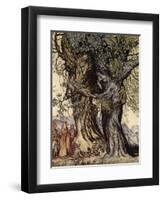 I Am Old Philemon! Murmured the Oak, Illustration from 'A Wonder Book for Girls and Boys'-Arthur Rackham-Framed Premium Giclee Print