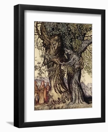 I Am Old Philemon! Murmured the Oak, Illustration from 'A Wonder Book for Girls and Boys'-Arthur Rackham-Framed Premium Giclee Print