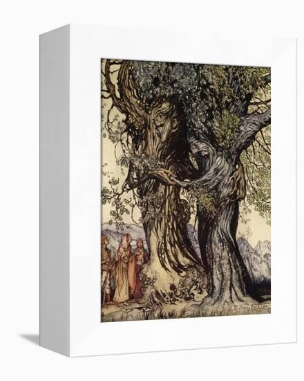 I Am Old Philemon! Murmured the Oak, Illustration from 'A Wonder Book for Girls and Boys'-Arthur Rackham-Framed Stretched Canvas