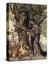 I Am Old Philemon! Murmured the Oak, Illustration from 'A Wonder Book for Girls and Boys'-Arthur Rackham-Stretched Canvas
